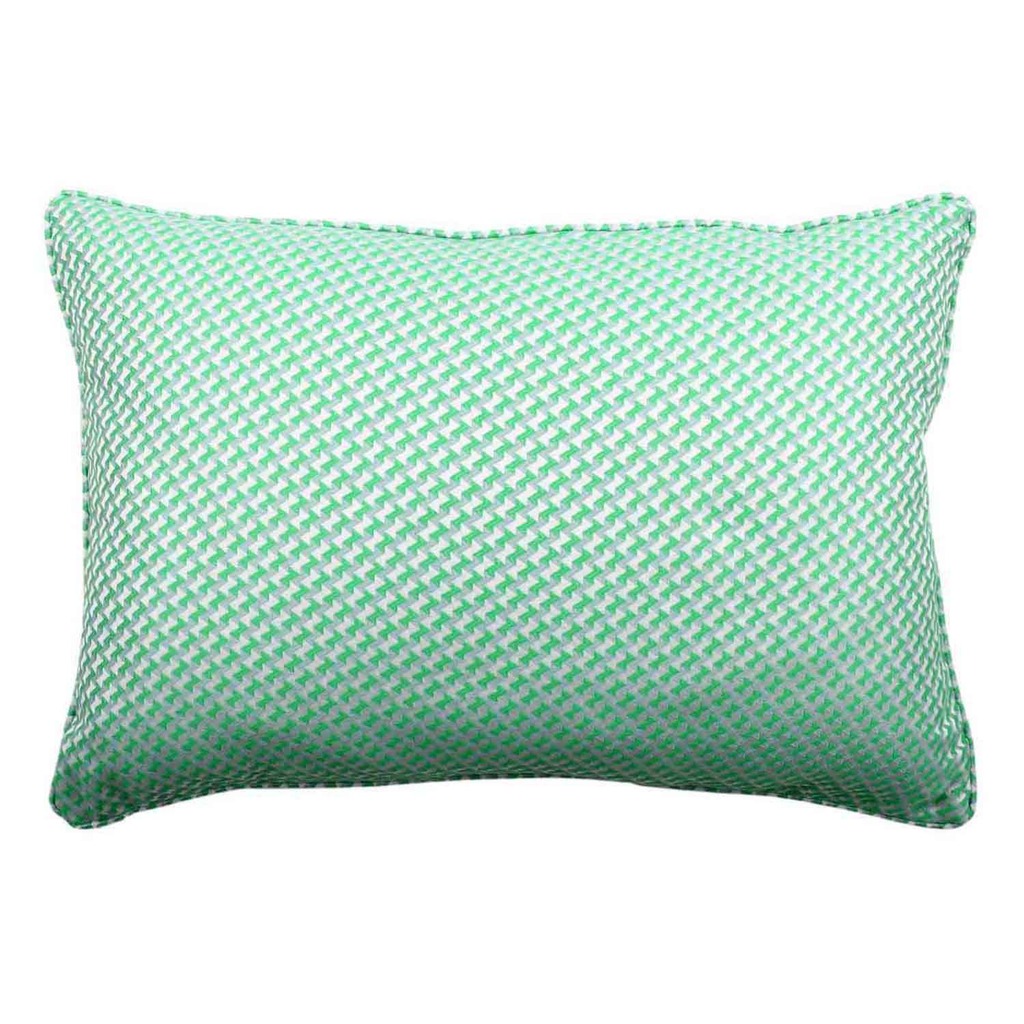 Luxurious cushion rectangular Longue in multicolor/pattern fabric