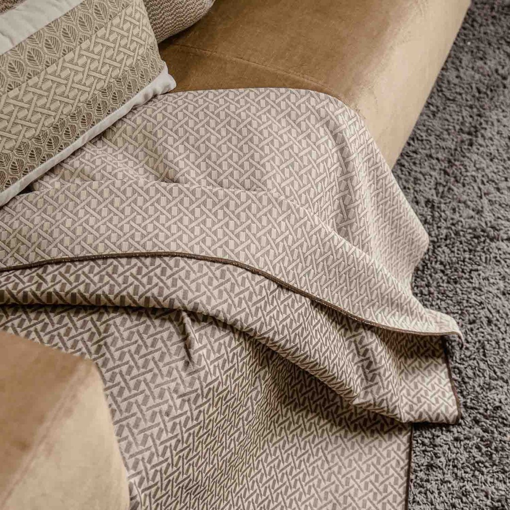 Plaid in designer fabric