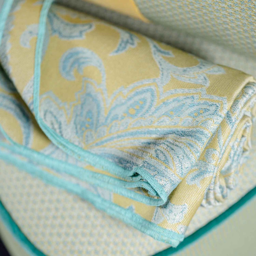 Plaid in designer fabric