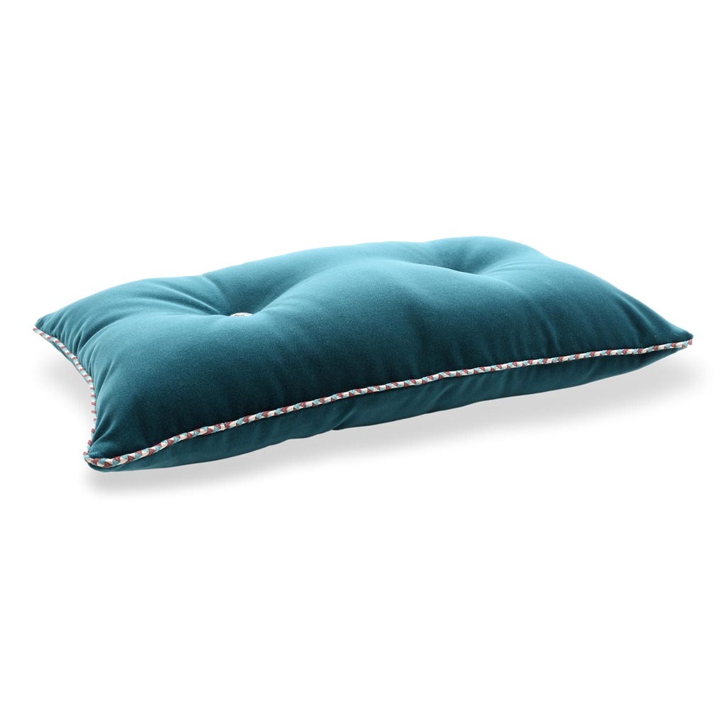 Luxurious cushion rectangular Extra in solid velvet