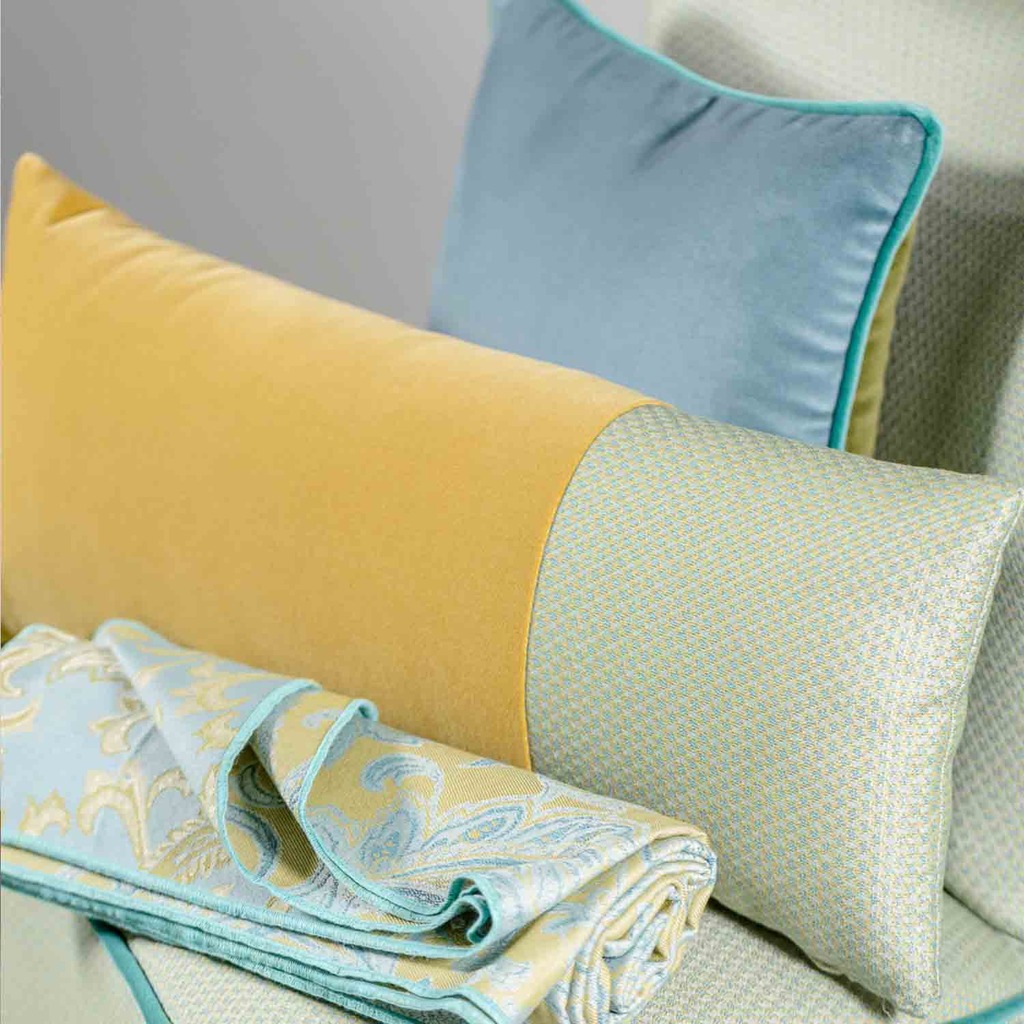 Luxurious cushion rectangular Simple in multicolor/pattern fabric