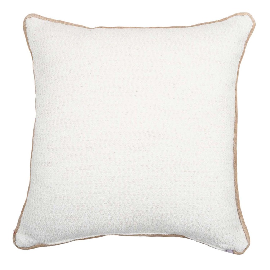 Luxurious cushion square Carrè in false unit fabric