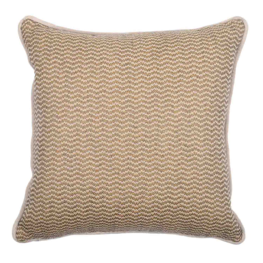 Luxurious cushion square Carrè in false unit fabric