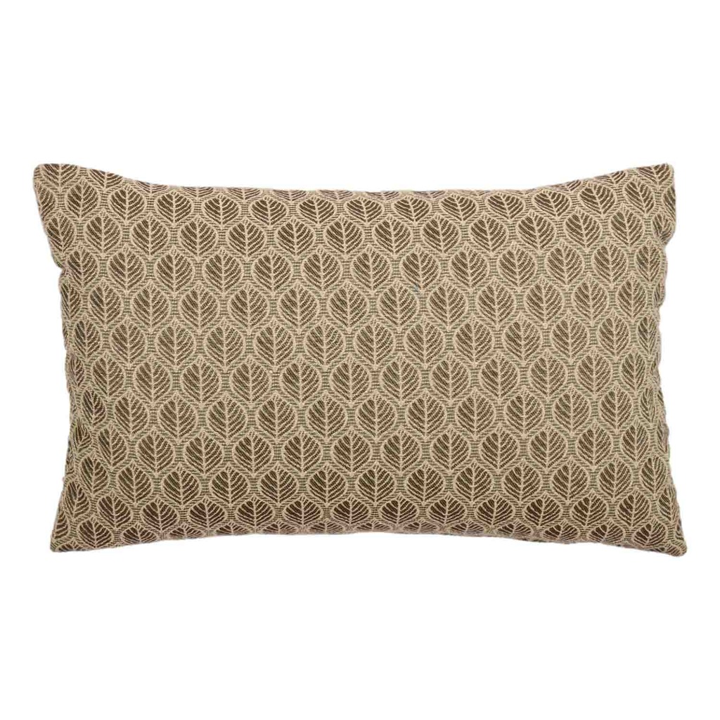Luxurious cushion rectangular Elle in multicolor/pattern fabric