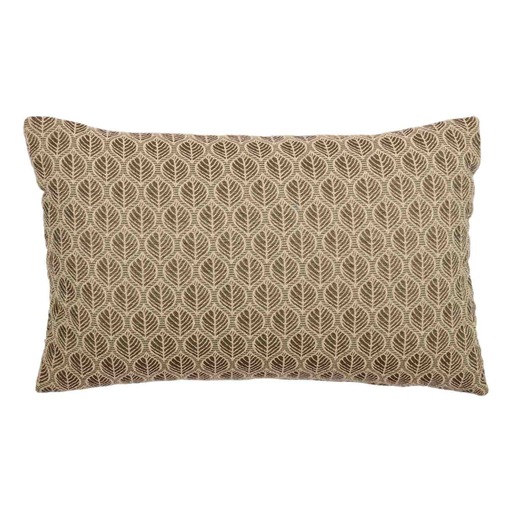 Luxurious cushion rectangular Elle in multicolor/pattern fabric