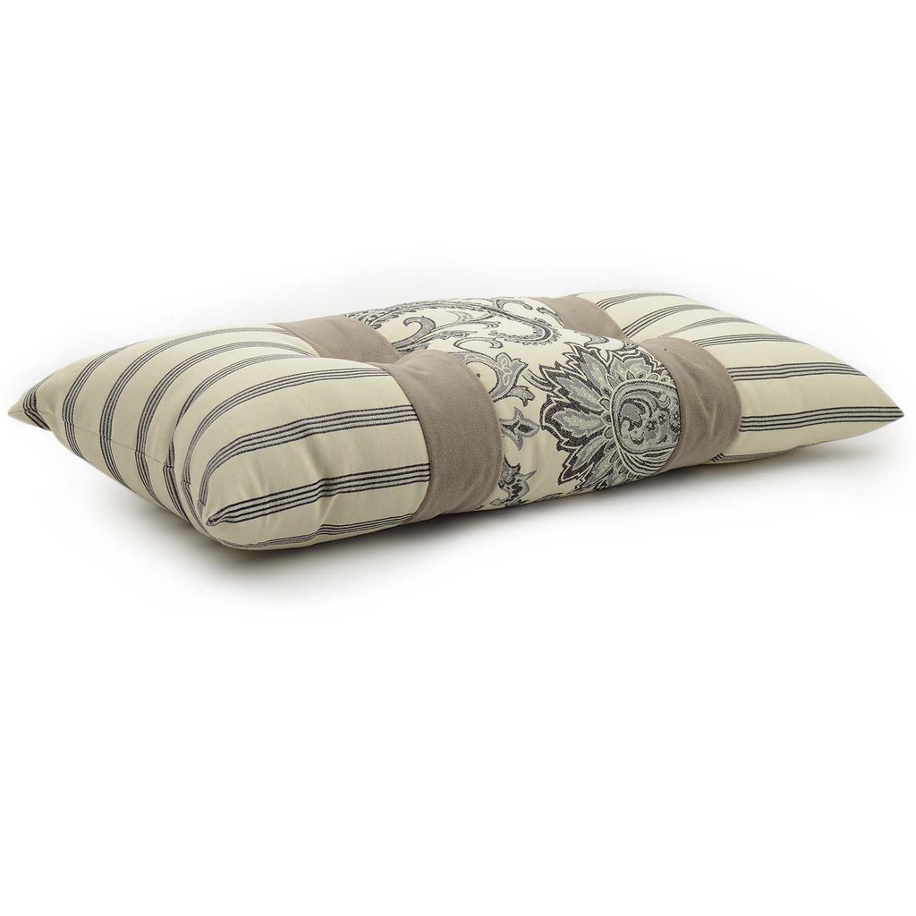 Luxurious cushion rectangular Viva in multicolor/pattern fabric