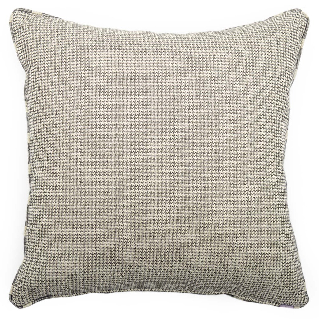 Luxurious cushion square Carrè Stripe in multicolor/pattern fabric