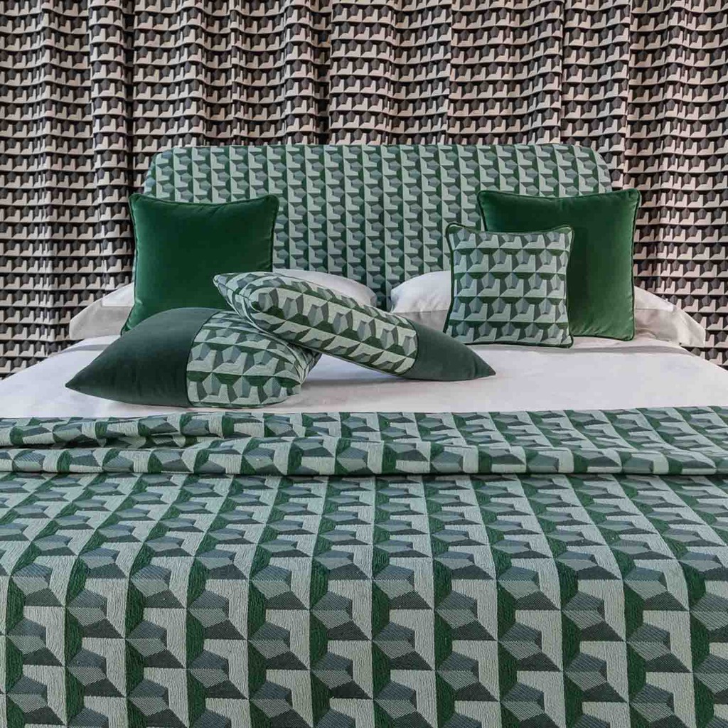 Plaid in designer fabric