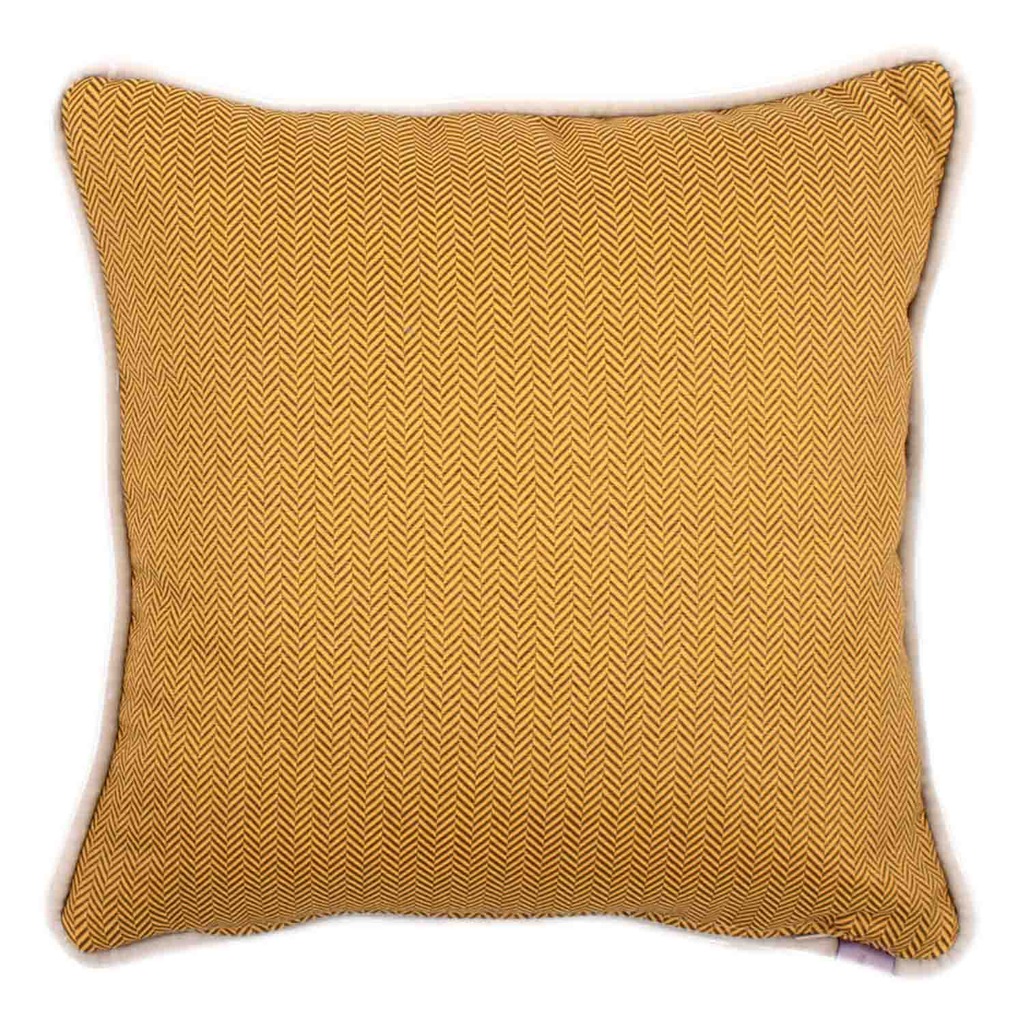 Luxurious cushion square Carrè in multicolor/pattern fabric