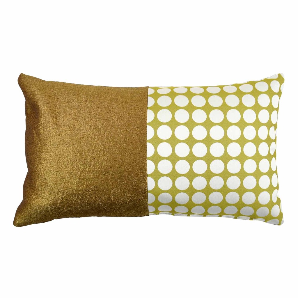 Luxurious cushion rectangular Bis in multicolor/pattern fabric