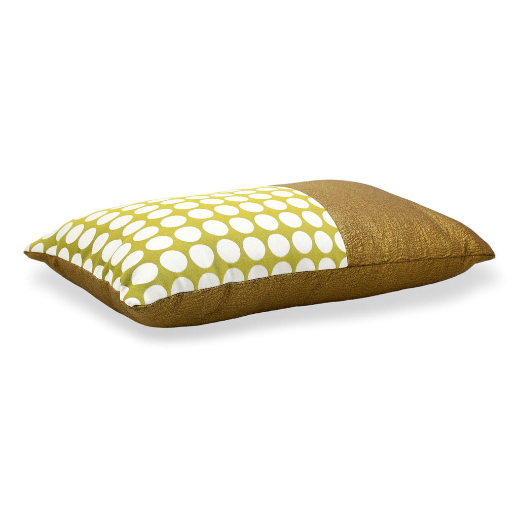 Luxurious cushion rectangular Bis in multicolor/pattern fabric