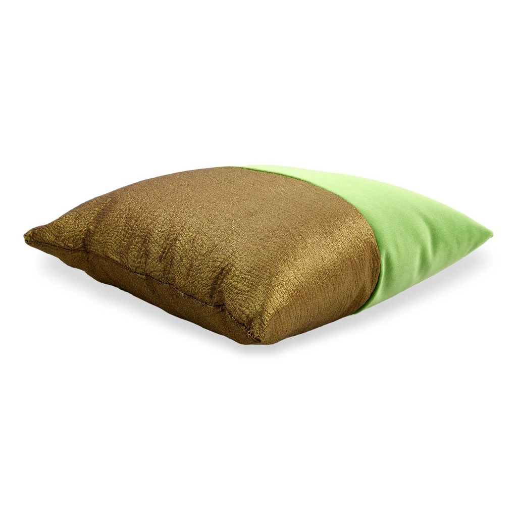Luxurious cushion square Carrè in false unit fabric