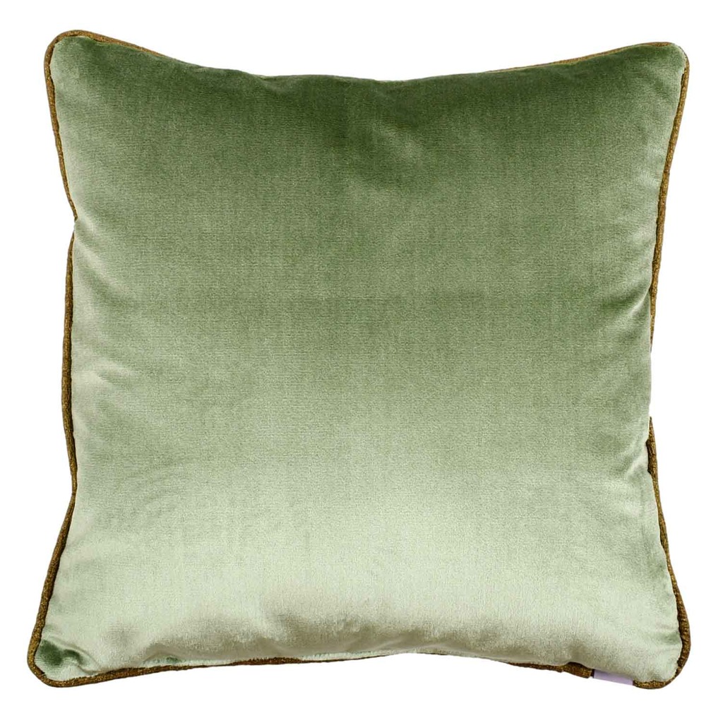 Luxurious cushion square Carrè in multicolor/pattern fabric