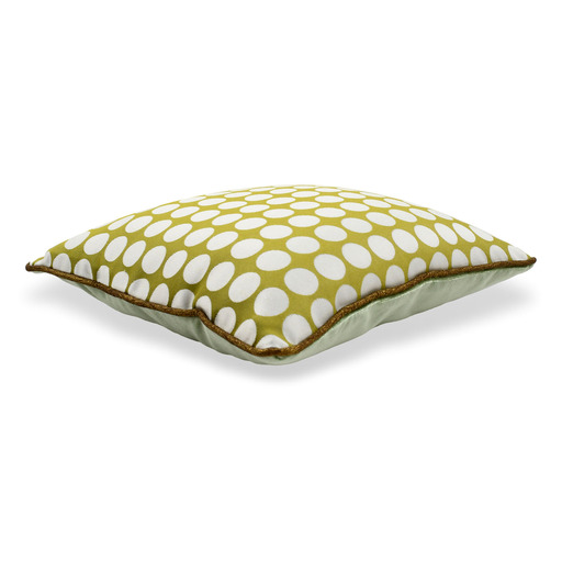 Luxurious cushion square Carrè in multicolor/pattern fabric