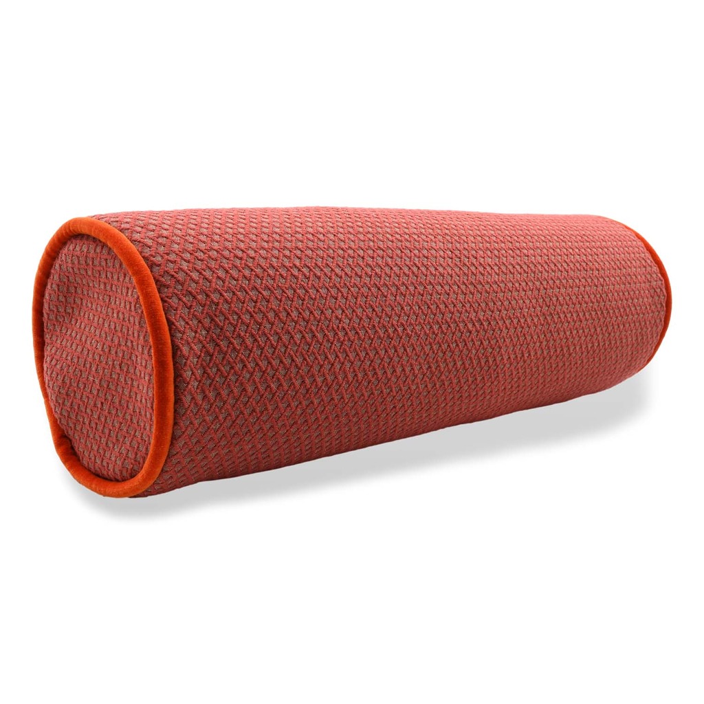 Luxurious cushion roll Rullo in false unit fabric