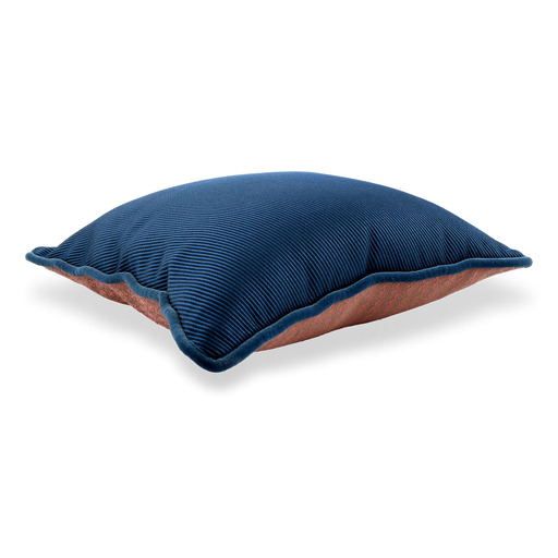 Luxurious cushion square Carrè in false unit fabric