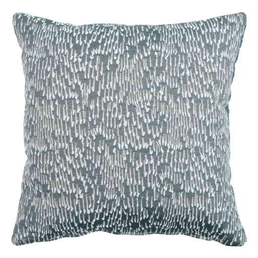 Luxurious cushion square Carrè Diagonal in false unit fabric