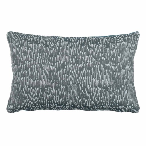 Luxurious cushion rectangular Elle in false unit fabric