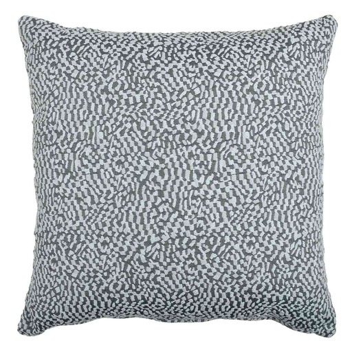 Luxurious cushion square Carrè T in false unit fabric