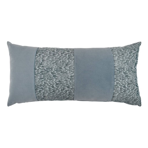 Luxurious cushion rectangular Degradè in false unit fabric