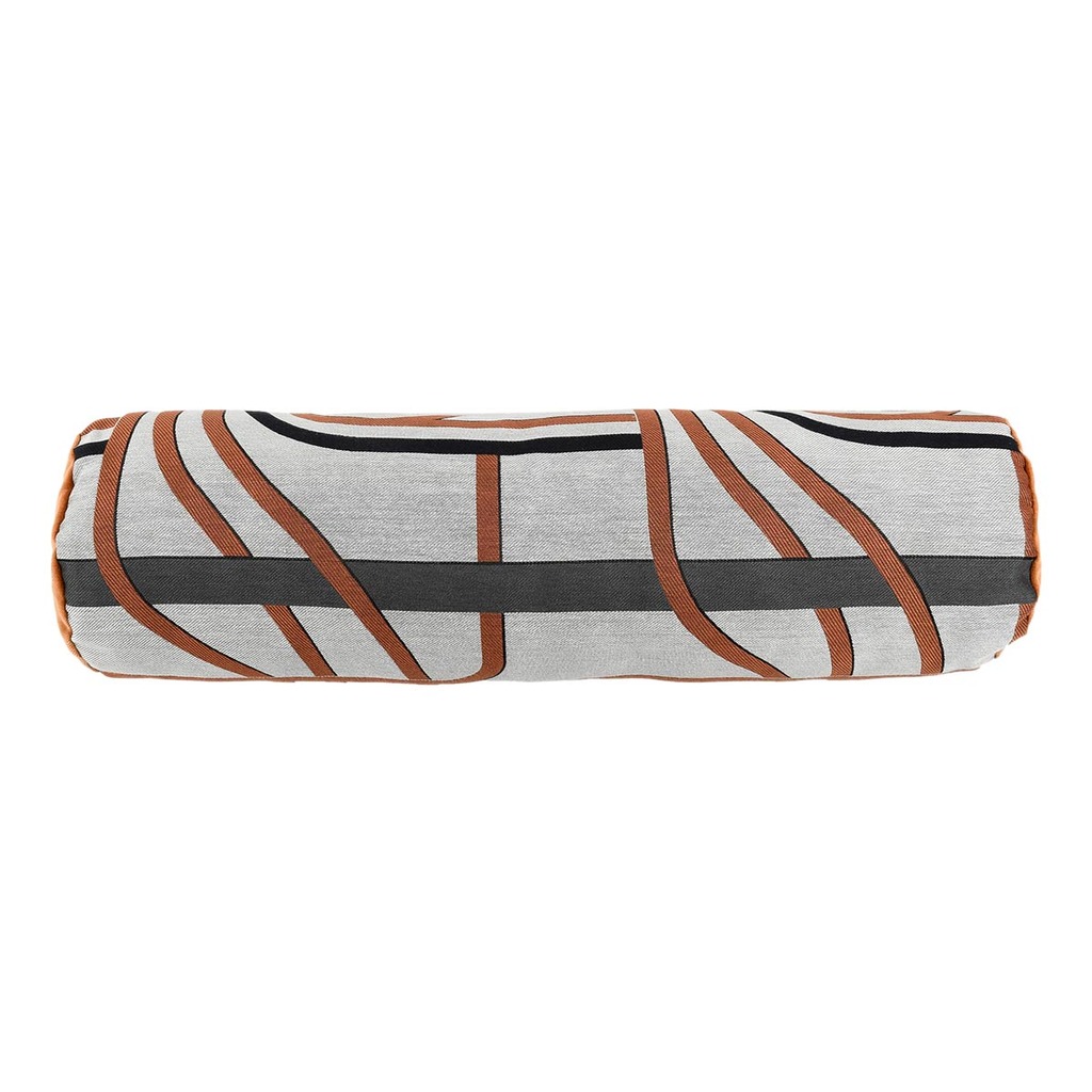 Luxurious cushion roll Rullo in multicolor/pattern fabric