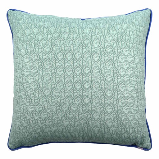 Luxurious cushion square Carrè in multicolor/pattern fabric