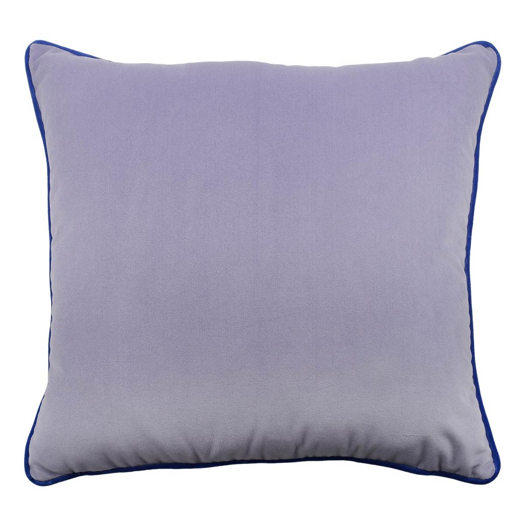 Luxurious cushion square Carrè in multicolor/pattern fabric