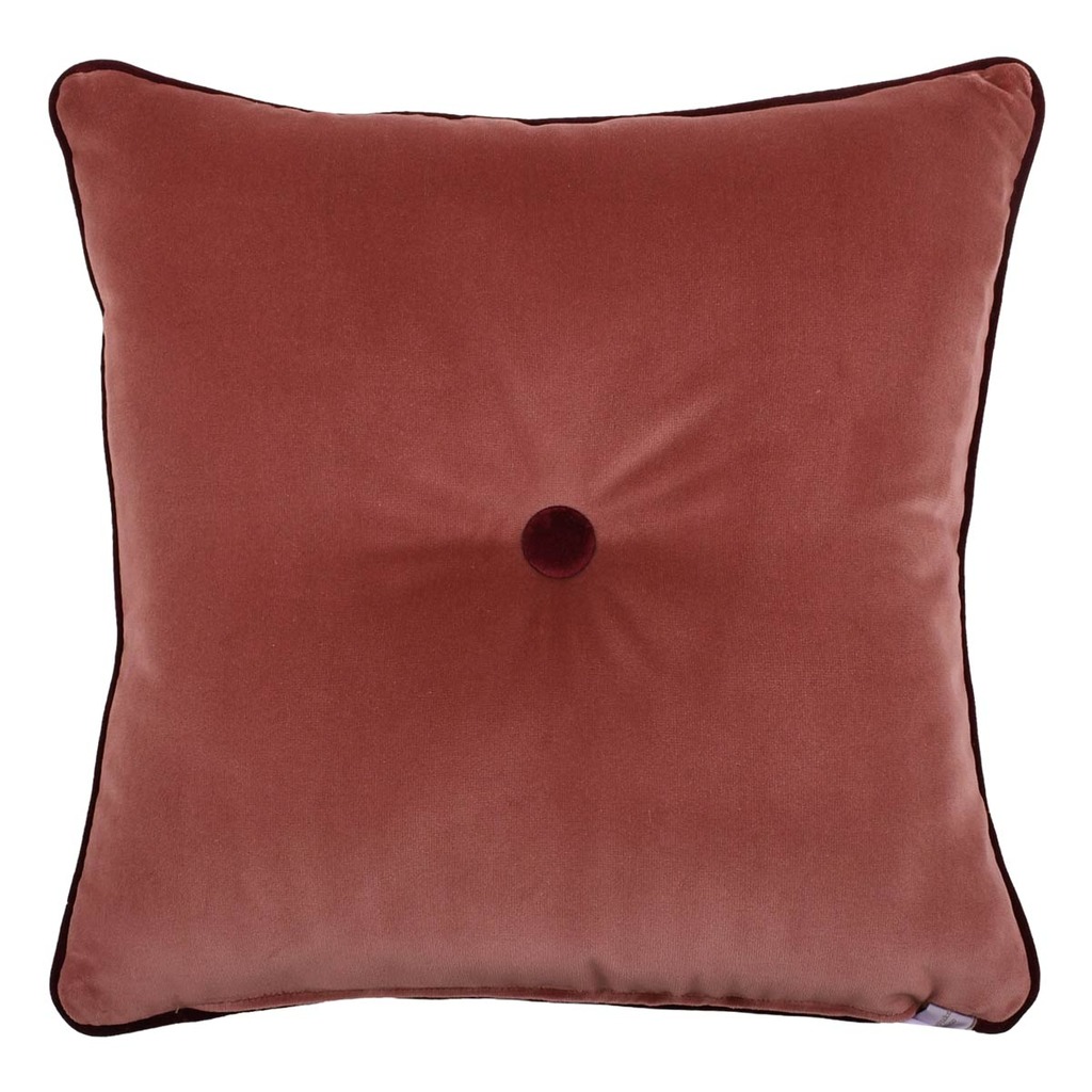 Luxurious cushion square Carrè in multicolor/pattern fabric