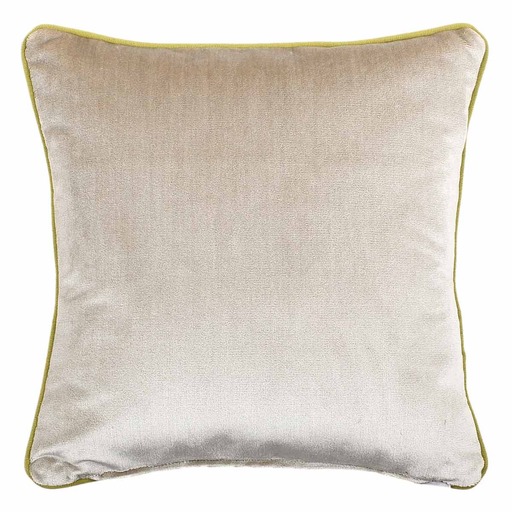 Luxurious cushion square Carrè in solid color velvet