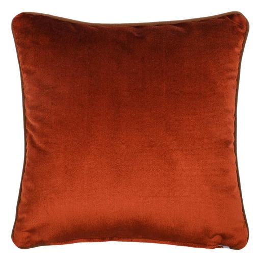 Luxurious cushion square Carrè in solid color velvet