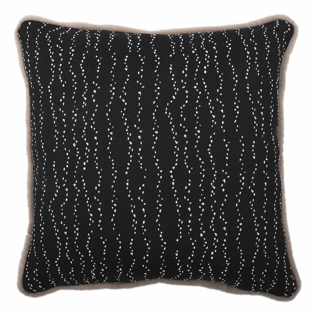 Luxurious cushion square Carrè in false unit fabric