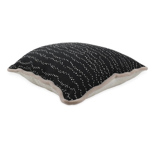 Luxurious cushion square Carrè in false unit fabric