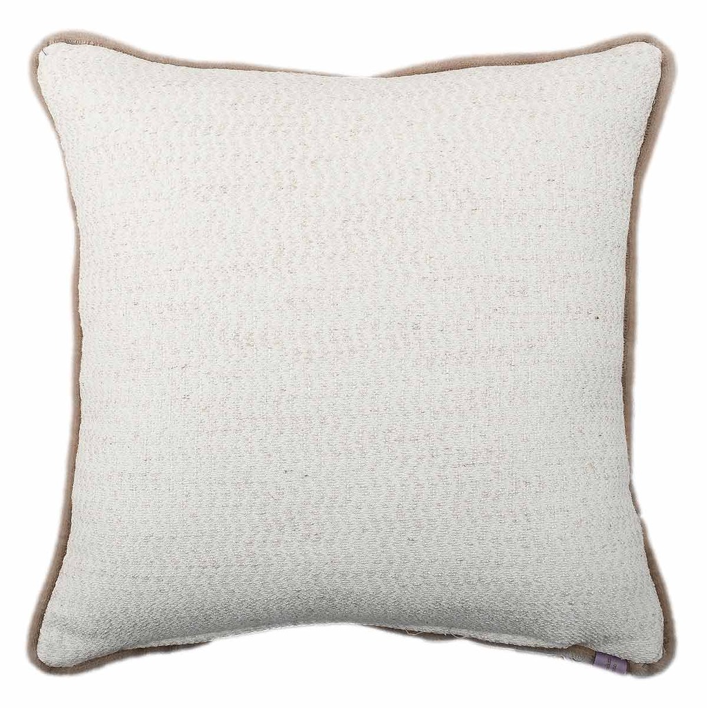 Luxurious cushion square Carrè in false unit fabric