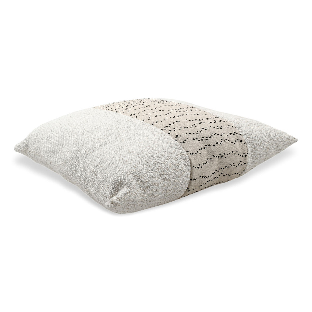 Luxurious cushion square Carrè Degradè in false unit fabric
