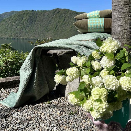 Plaid in designer fabric