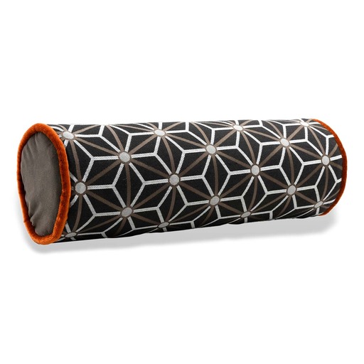 Luxurious cushion roll Rullo in false unit fabric