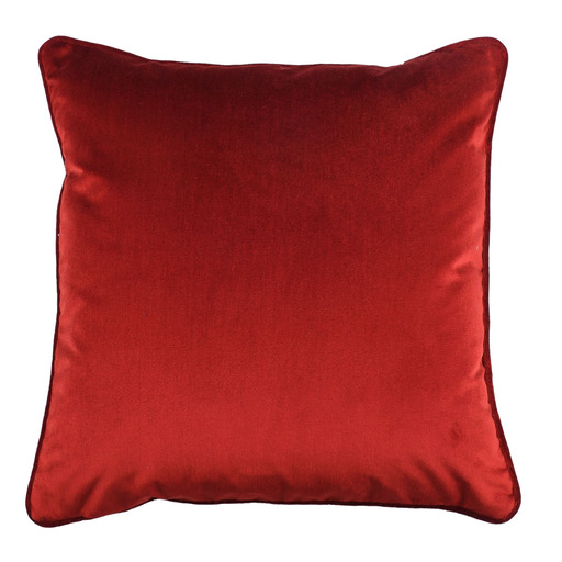 Luxurious cushion square Carrè in solid color velvet