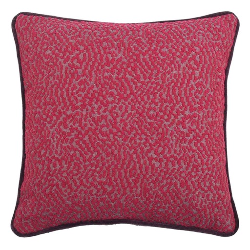 Luxurious cushion square Carrè in false unit fabric