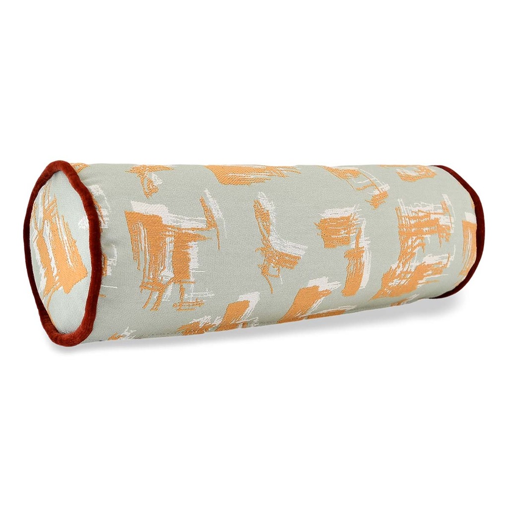 Luxurious cushion roll Rullo in multicolor/pattern fabric