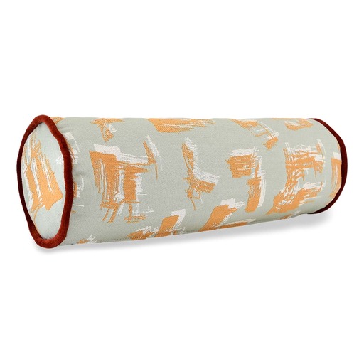 Luxurious cushion roll Rullo in multicolor/pattern fabric