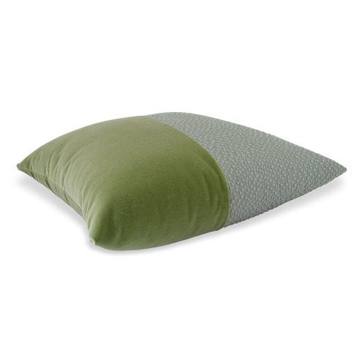 Luxurious cushion square Carrè in geometric fabric