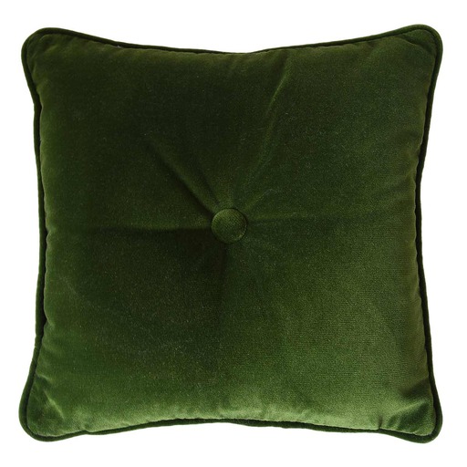 Luxurious cushion square Carrè in solid color velvet