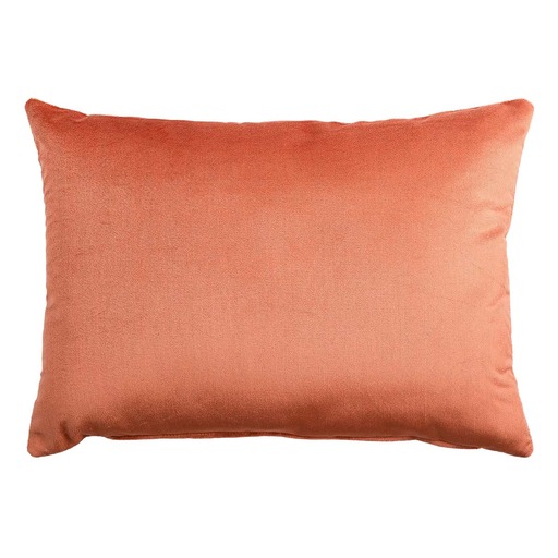 Luxurious cushion rectangular Longue in solid color velvet
