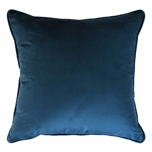 Luxurious cushion square Carrè in solid color velvet
