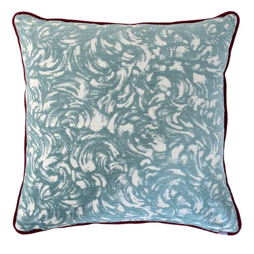 Luxurious cushion square Carrè in false unit fabric