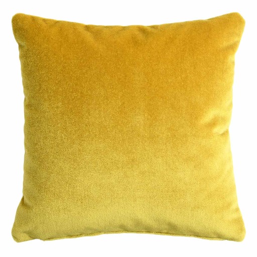 Luxurious cushion square Carrè in solid color velvet