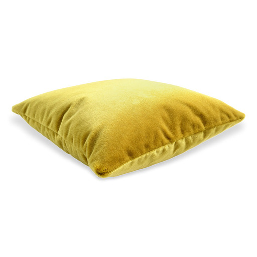 Luxurious cushion square Carrè in solid color velvet