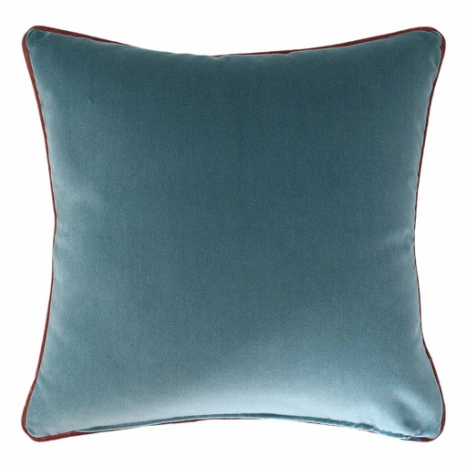 Luxurious cushion square Carrè in geometric fabric