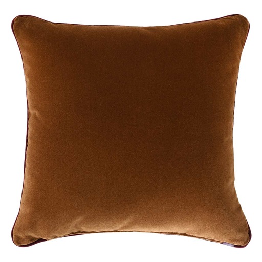 Luxurious cushion square Carrè in false unit fabric