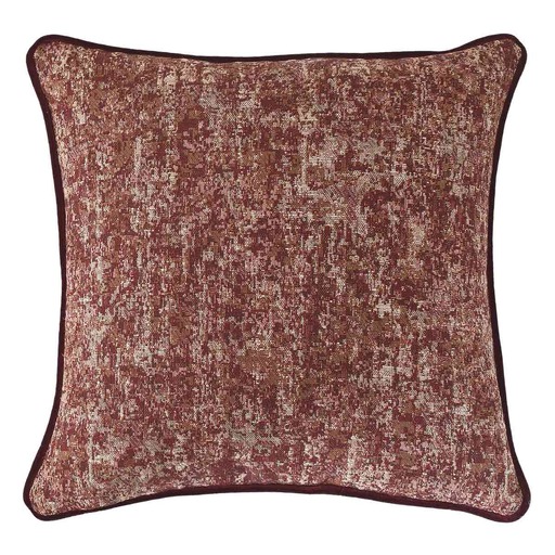 Luxurious cushion square Carrè in false unit fabric
